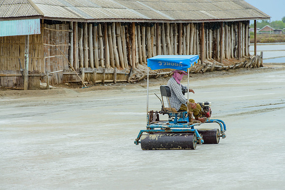 Working the salt flats